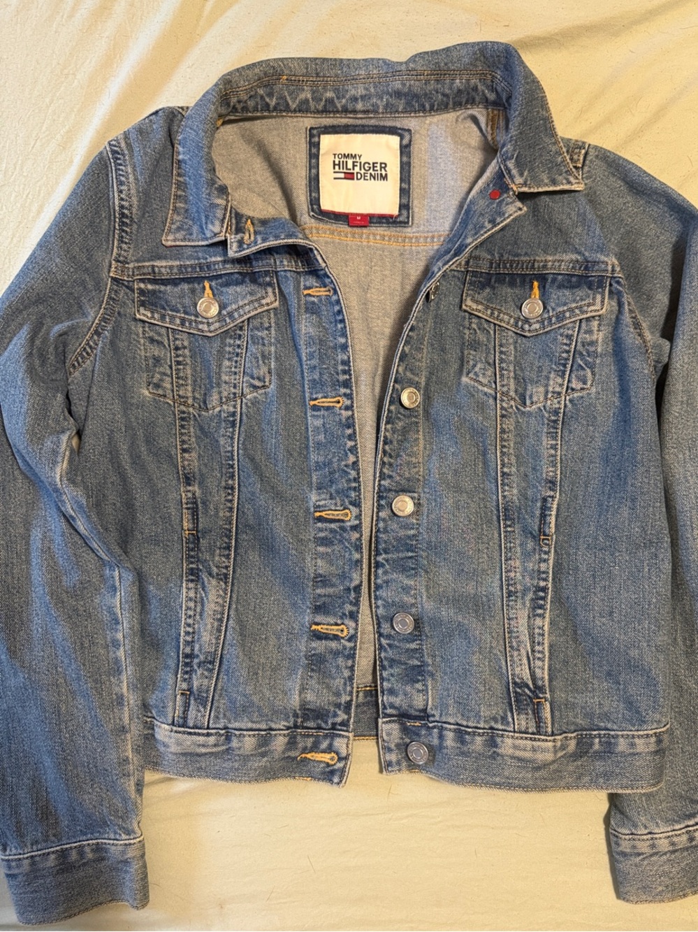 Tommy Hilfiger Women's Light Wash Denim Jacket